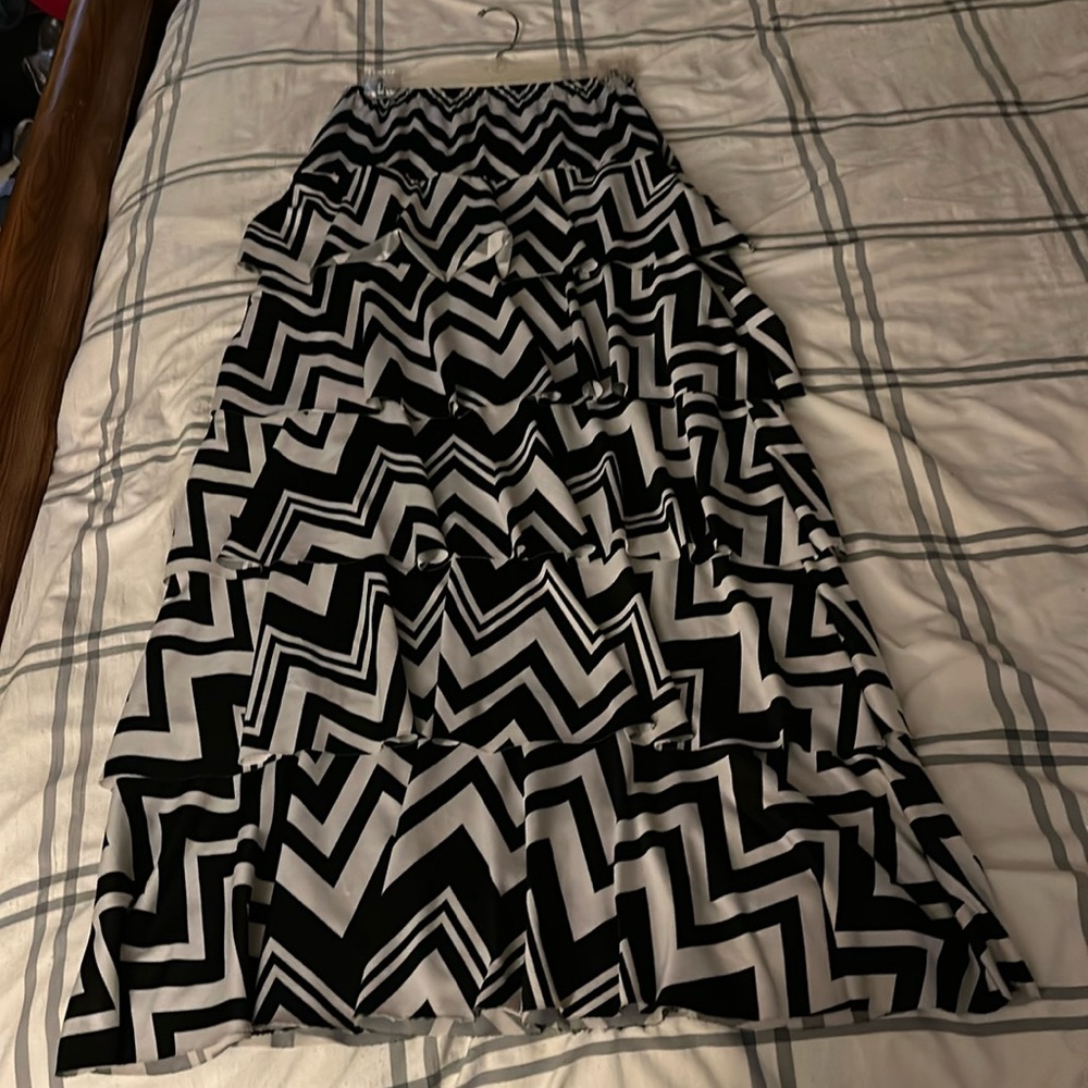 Tiered Ruffle Skirt